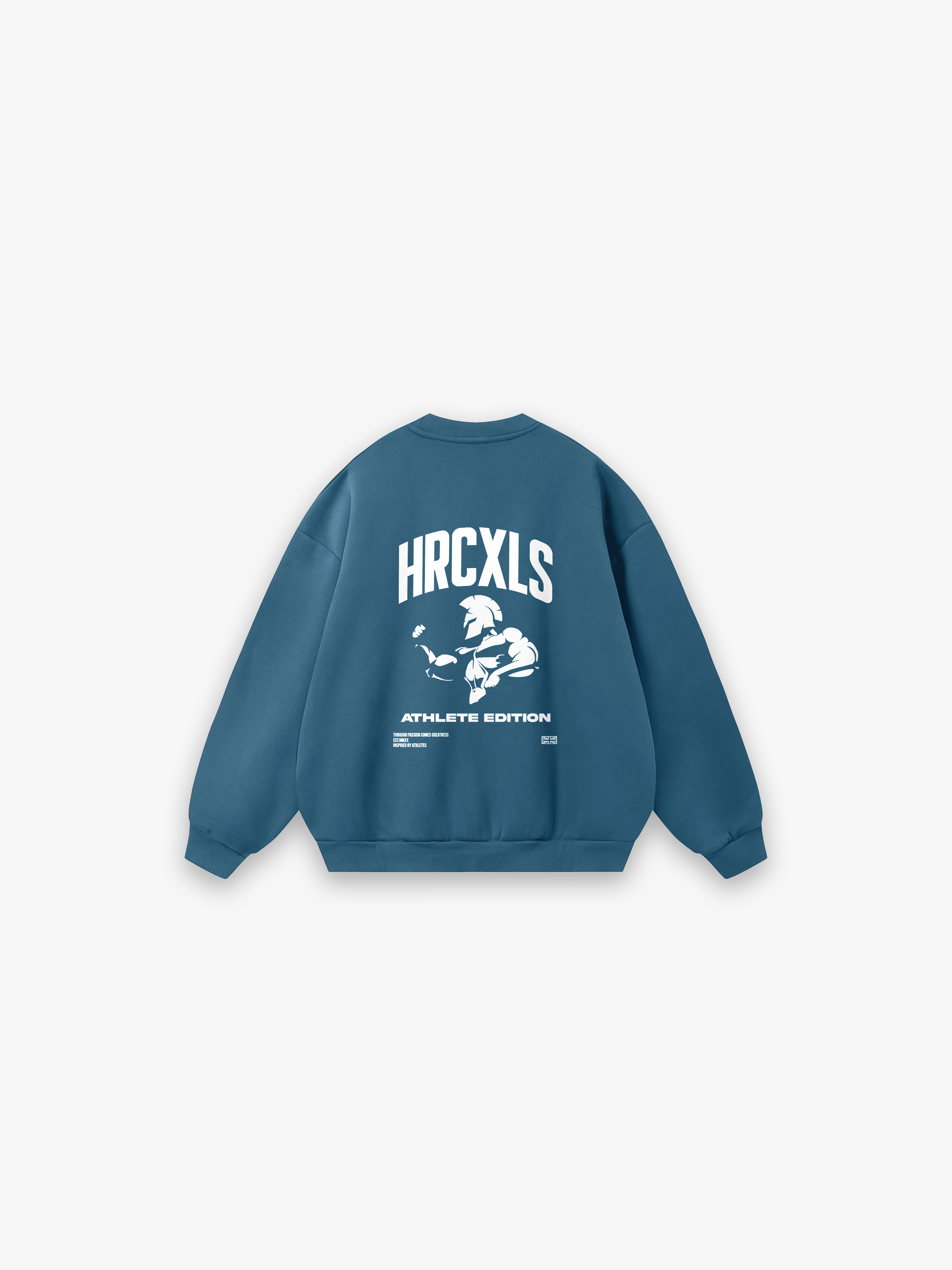 HERCXLES 2026: Athlete Sweatshirt - Haze Blue back